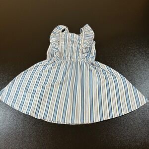 BCBG Girls‎ Striped Ruffle Dress Sleeveless Casual Playwear Sundress Kids size 5